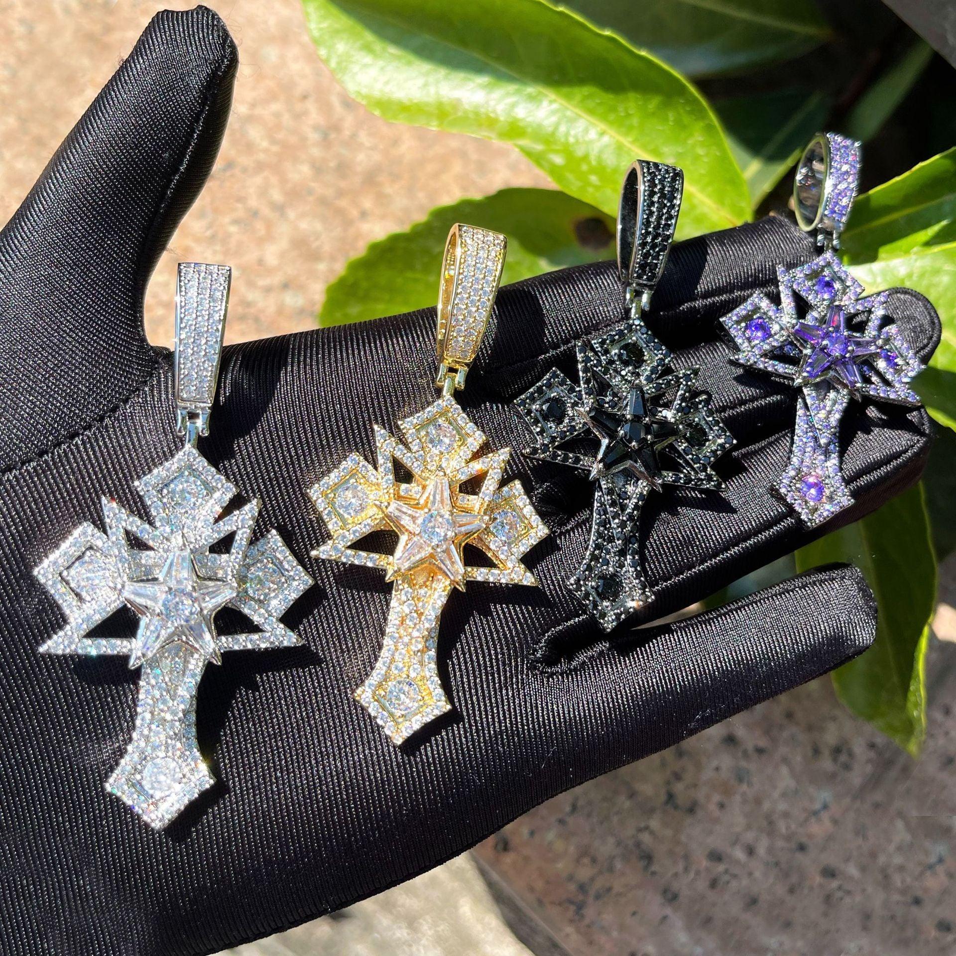 Men's Opium Style Gothic Necklace | Y2K Punk Grunge Jewelry | Caratix - CaratixJewelry